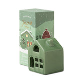 Smoker, Ceramic Green Cottage Balsam Fir Incense (20 Pack) - Gewürzhaus